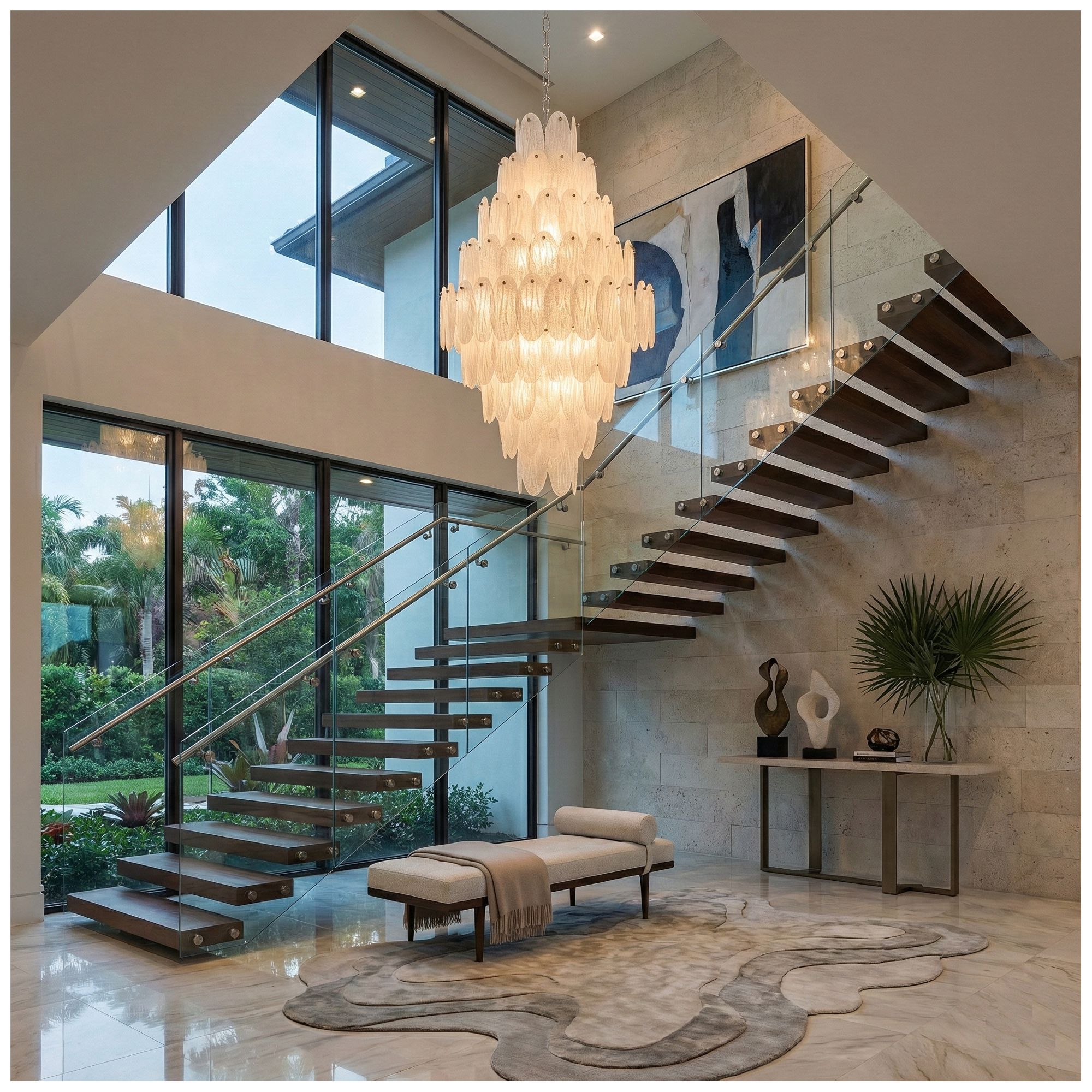 Image 6 Serena 25" Wide 19-Light Satin Nickel Chandelier more views