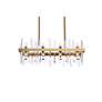 Thumbnail4 of Serena 30" Crystal Rectangle Chandelier In Satin Gold more views