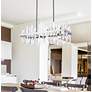 3_Serena 30" Crystal Rectangle Chandelier more views