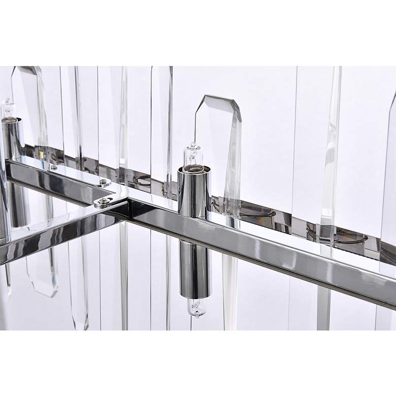 Image 6 Serena 30" Crystal Rectangle Chandelier more views