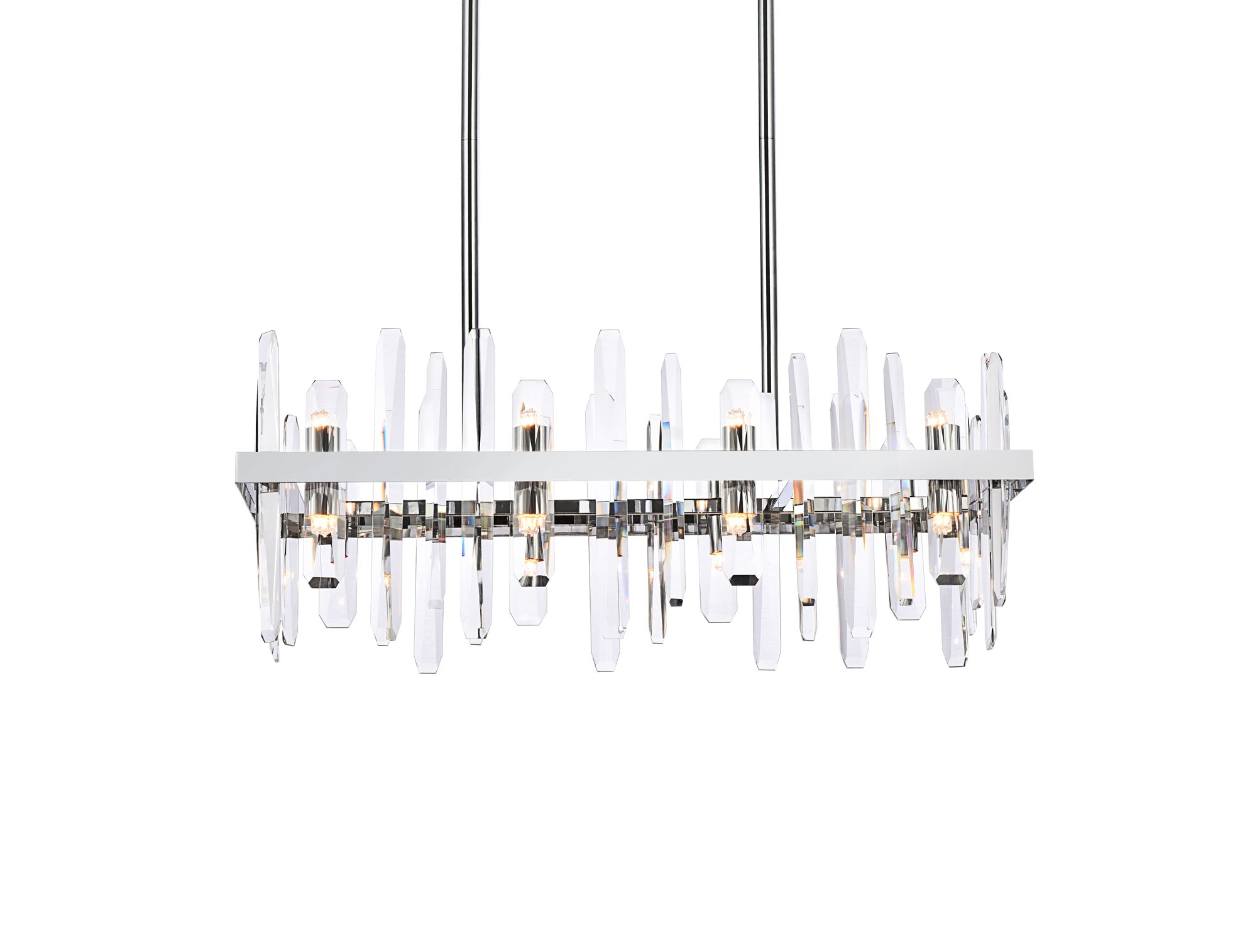 Image 4 Serena 30" Wide Chrome and Clear Crystal 16-Light Chandelier more views