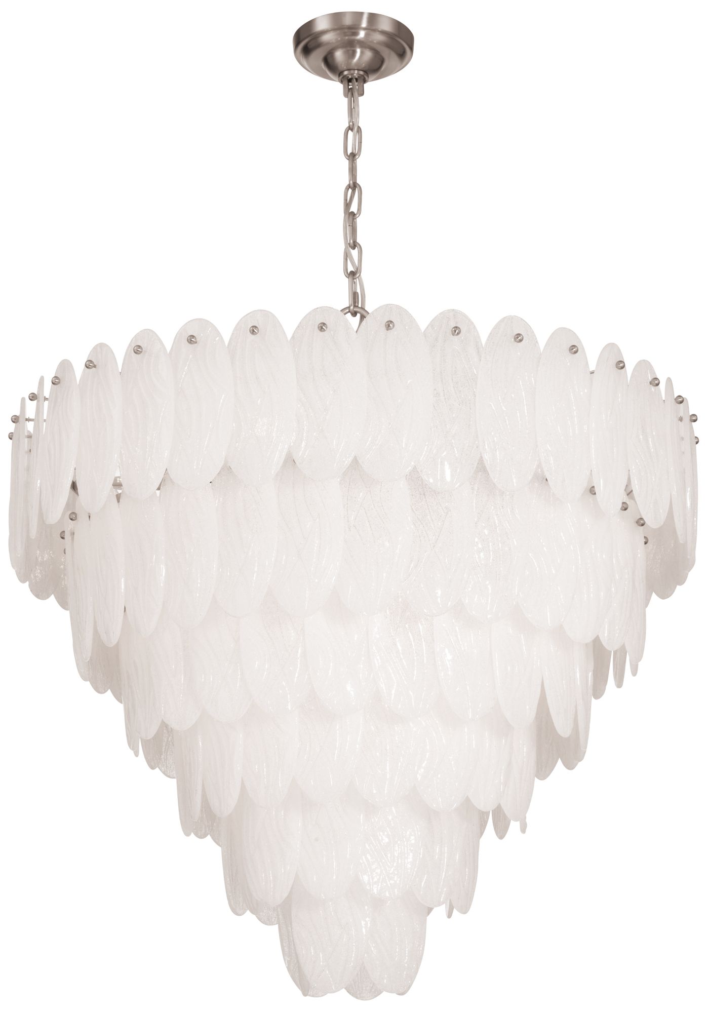 Serena 31" Wide 25-Light Satin Nickel Chandelier