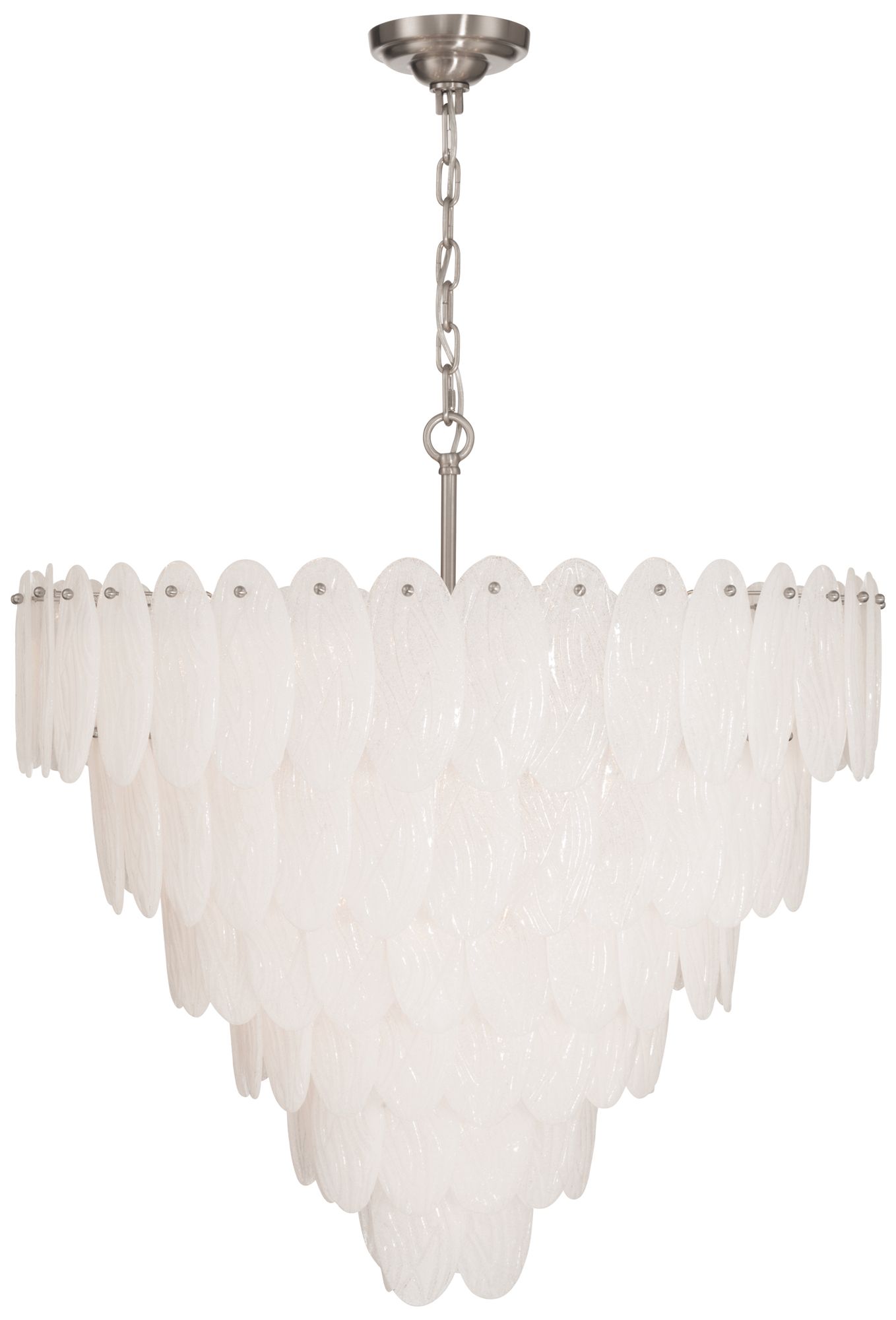 Image 2 Serena 31" Wide 25-Light Satin Nickel Chandelier more views