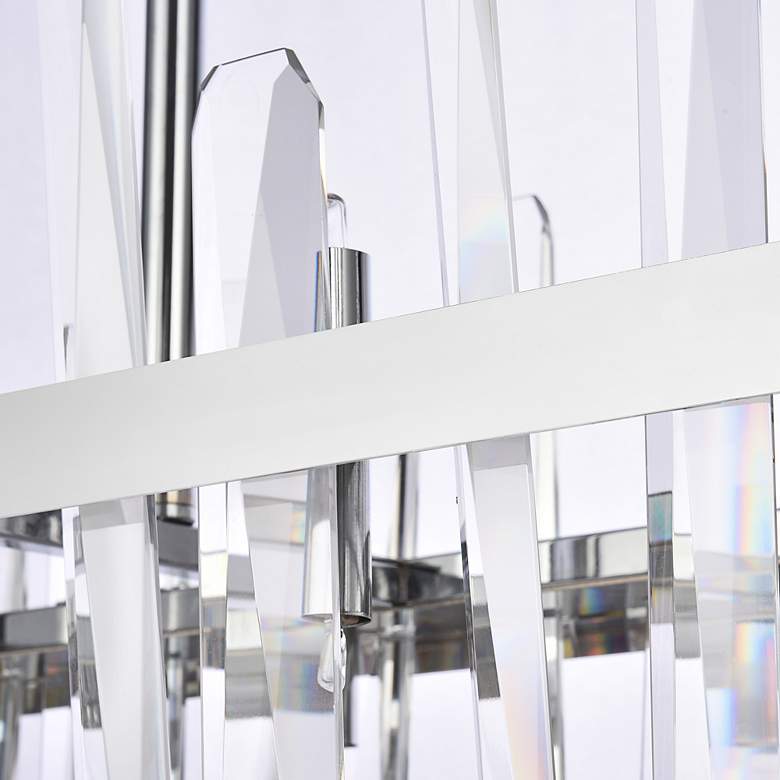 Image 5 Serena 36" Crystal Rectangle Chandelier more views
