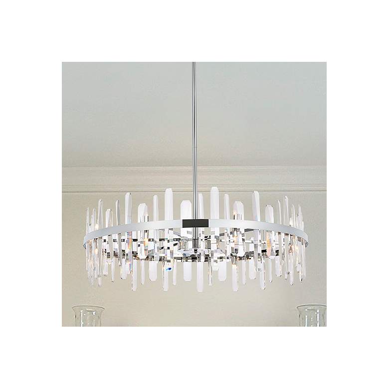 Image 1 Serena 36" Crystal Round Chandelier