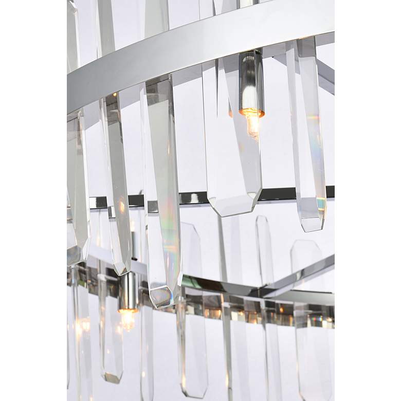 Image 5 Serena 36" Crystal Round Chandelier more views
