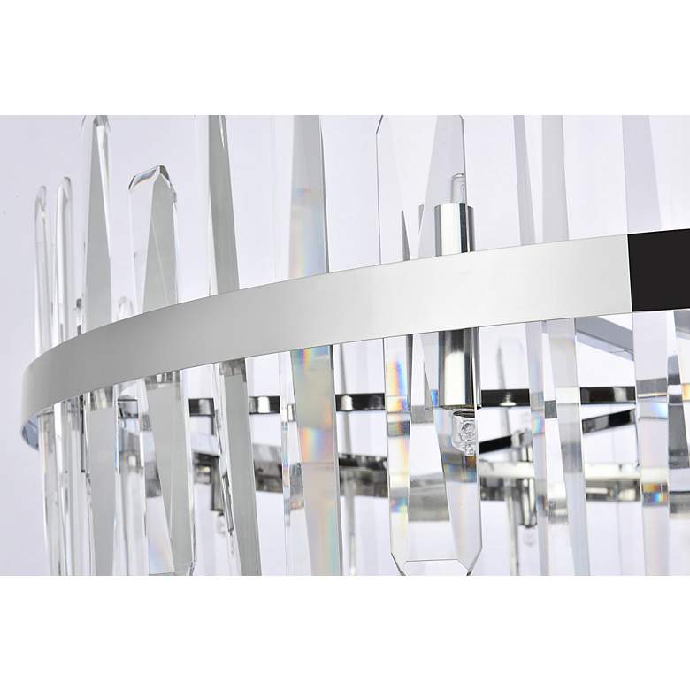 Image 7 Serena 36" Crystal Round Chandelier more views