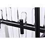 7_Serena 36" Wide Black Crystal 20-Light Linear Chandelier more views