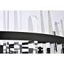 7_Serena 36" Wide Black with Crystal 16-Light Chandelier more views