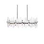 5_Serena 36" Wide Chrome Crystal 20-Light Linear Chandelier more views