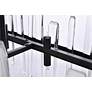 6_Serena 42" Wide Black 24-Light Linear Chandelier more views