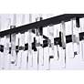 7_Serena 42" Wide Black 24-Light Linear Chandelier more views