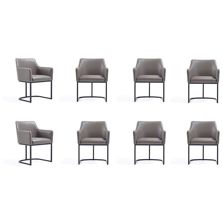 Image 1 Serena 8 Piece Dining Set in Grey