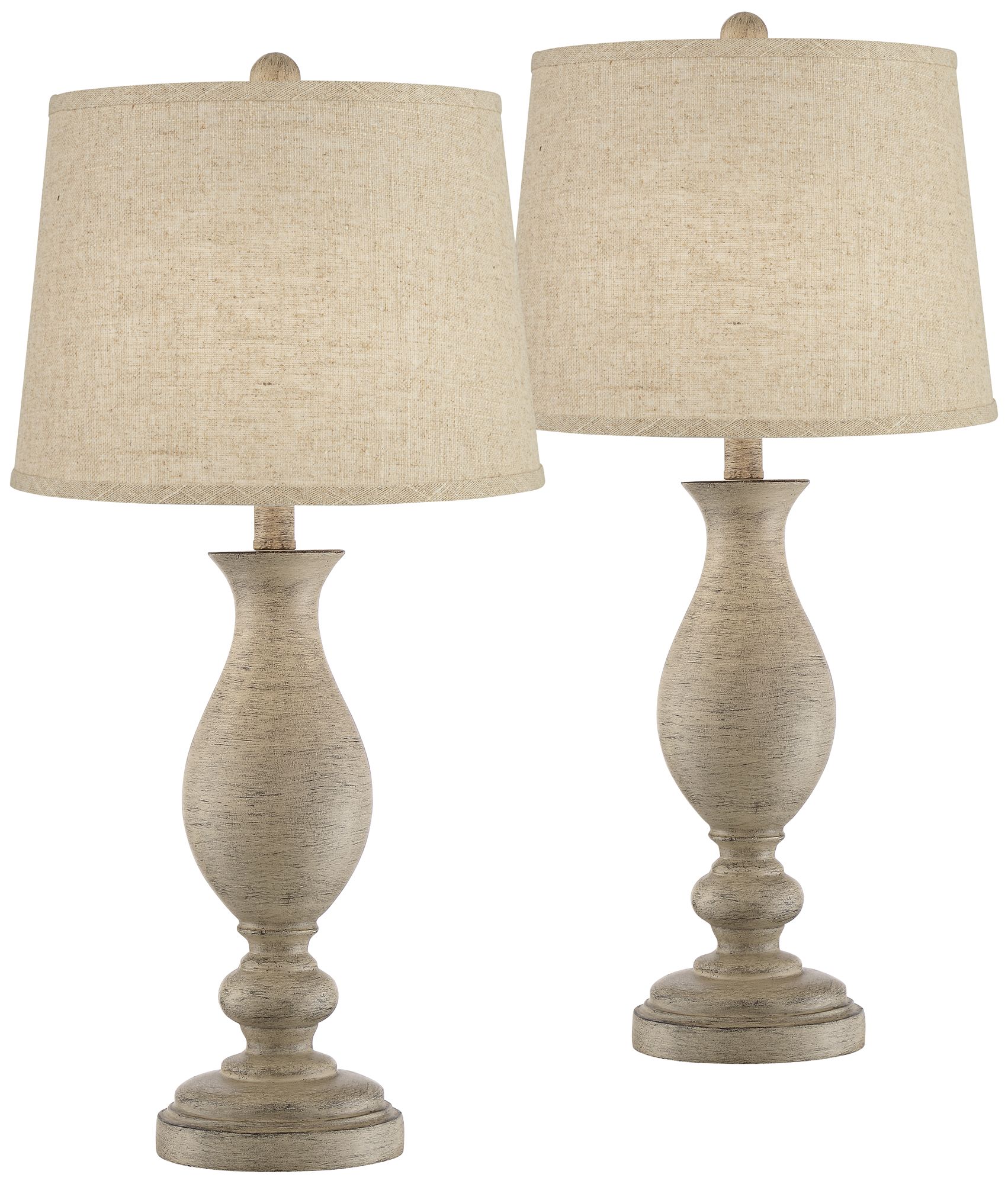 small beige table lamp