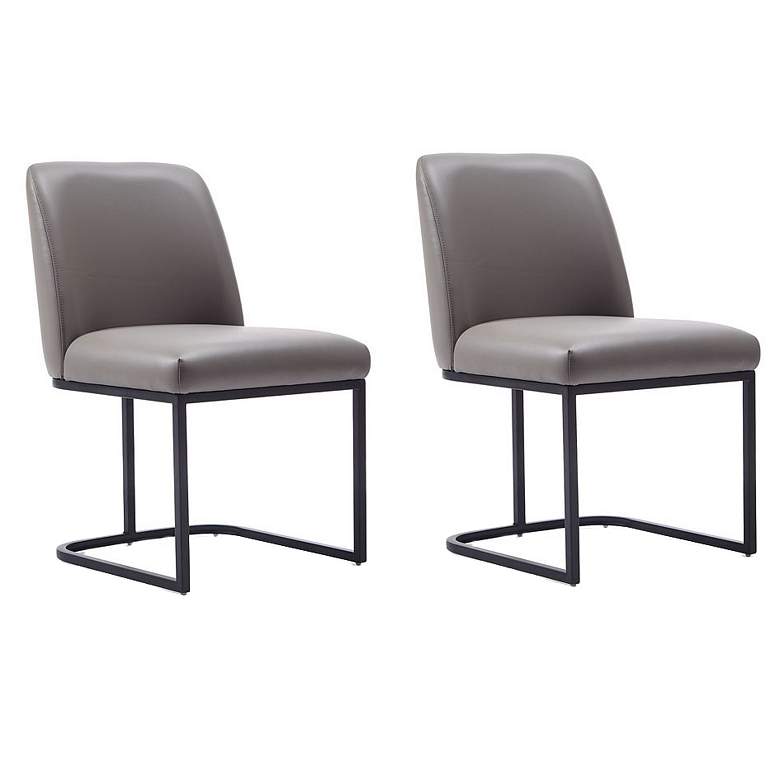 Image 1 Serena Dining Chair in Grey (Set of 2)