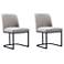 Serena Dining Chair in Light Grey (Set of 2)