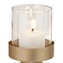 Serendipity Glossy Golden 5-Light Pillar Candle Holder
