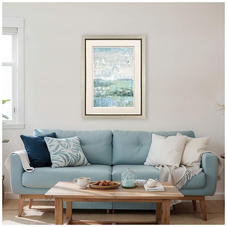 Image 4 Serene I 37"W x 49"H Framed Art more views