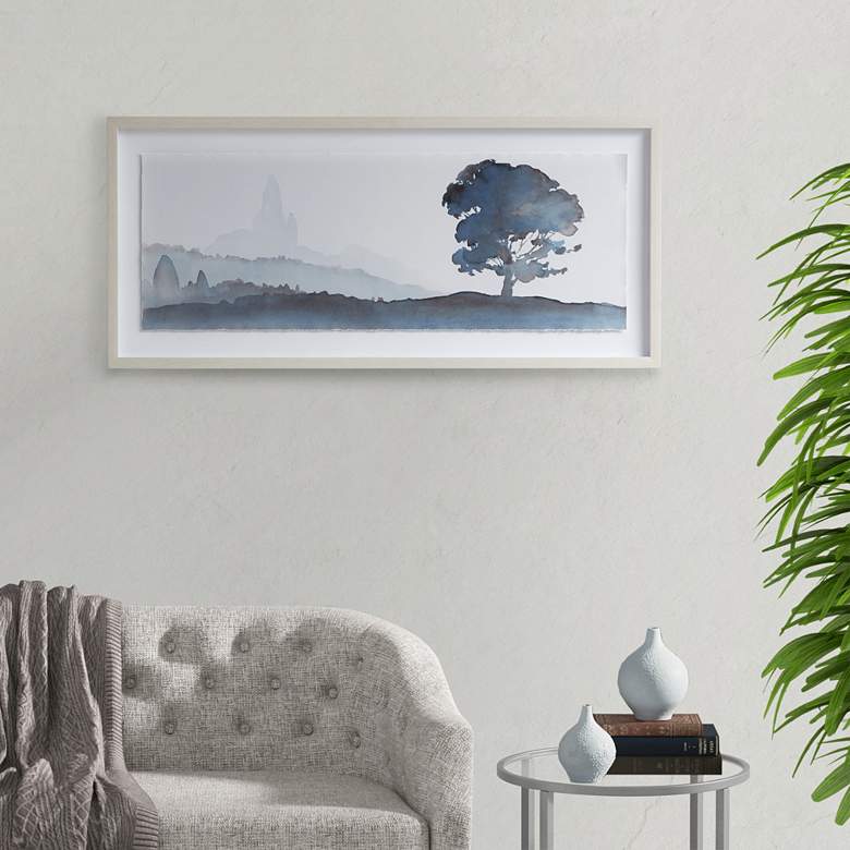 Image 1 Serene Silhouette 41 inch Wide Framed Wall Art