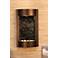 Serene Waters 36" High Mirror Bronze Modern LED Wall Fountain