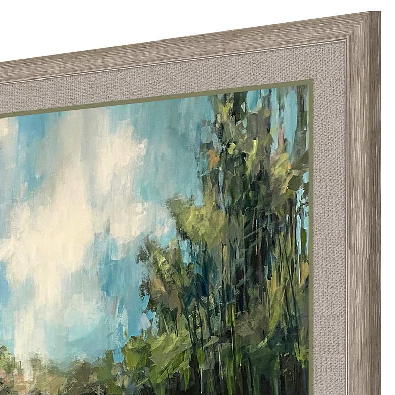 Image 4 Serene Waters 42" Square Giclee Framed Wall Art more views