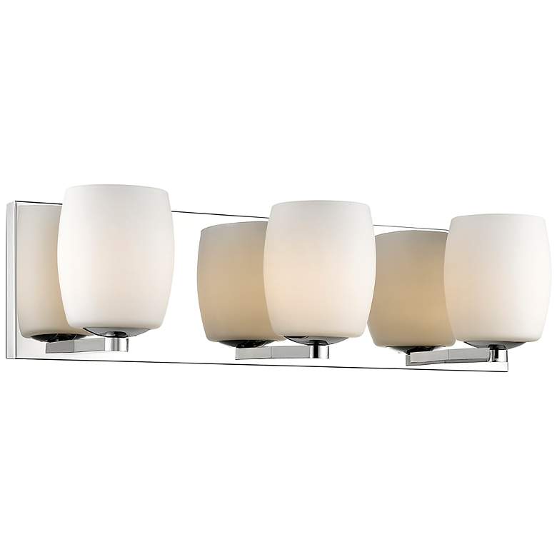 Image 1 Serenity 19" Wide Antique Brass 3-Light Bath Light