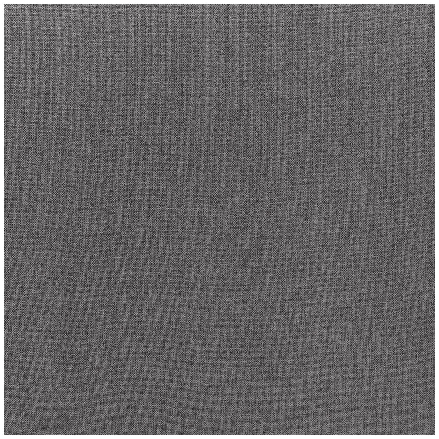 Serenity 79 in. Modern Sofa in Gray Fabric, and Black Metal Legs