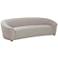 Serenity 93 3/4" Wide Blush Velvet Curved Sofa