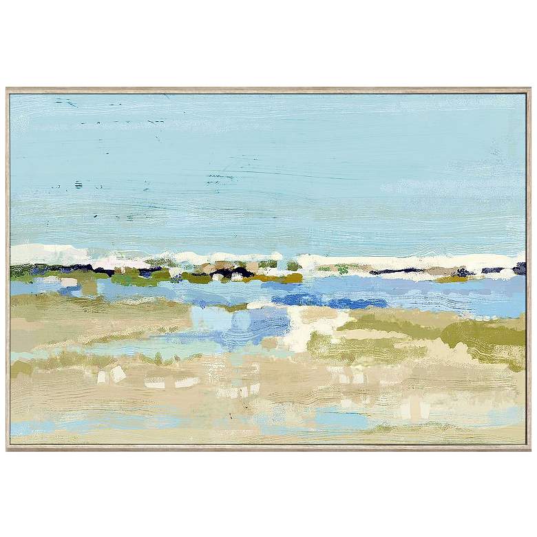 Image 1 Serenity at Sea 31"W x 21"H Non-Glass Framed Art