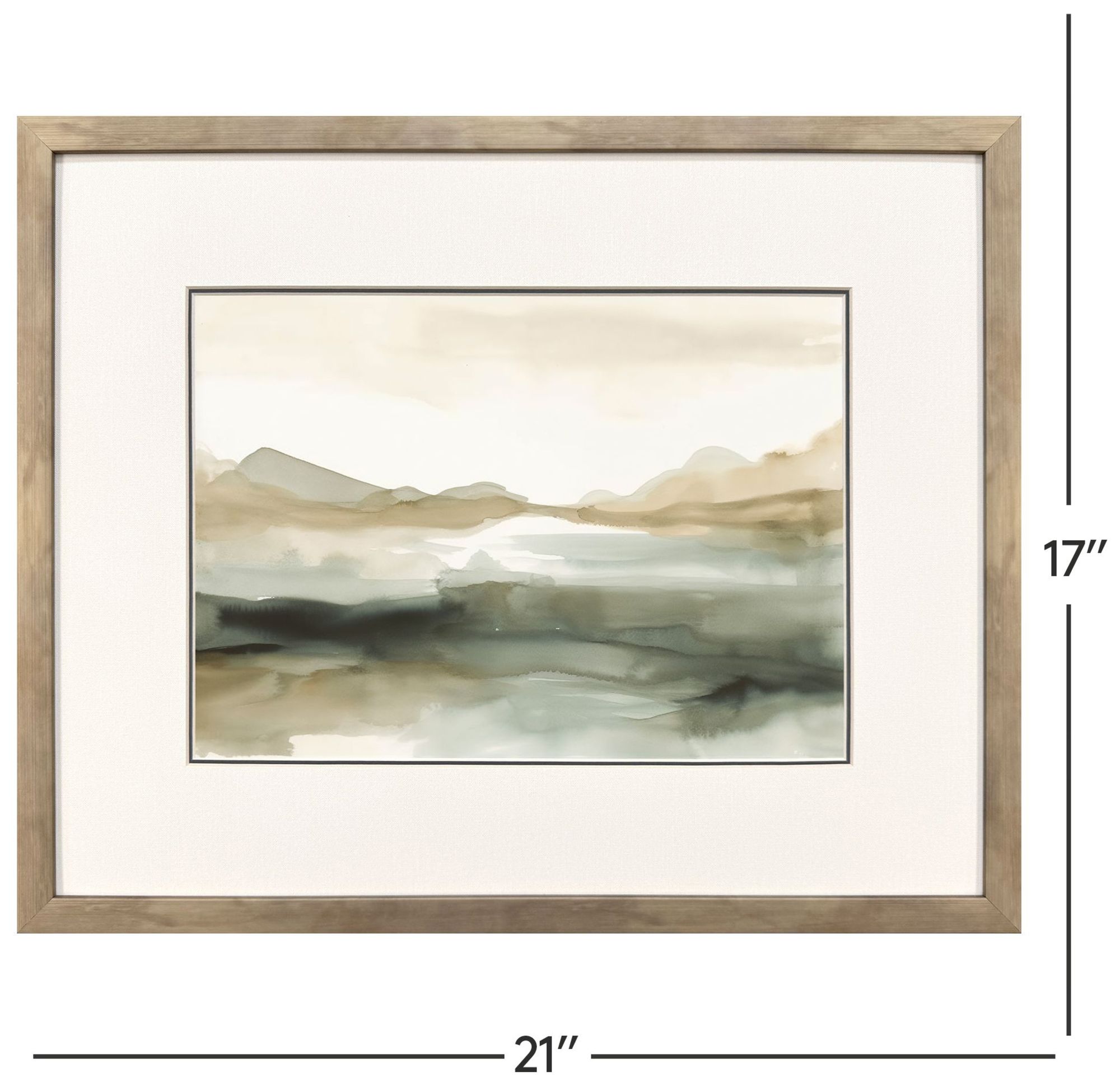 Image 5 Serenity Summit 21"W x 17"H Framed Art - Set of 2 more views
