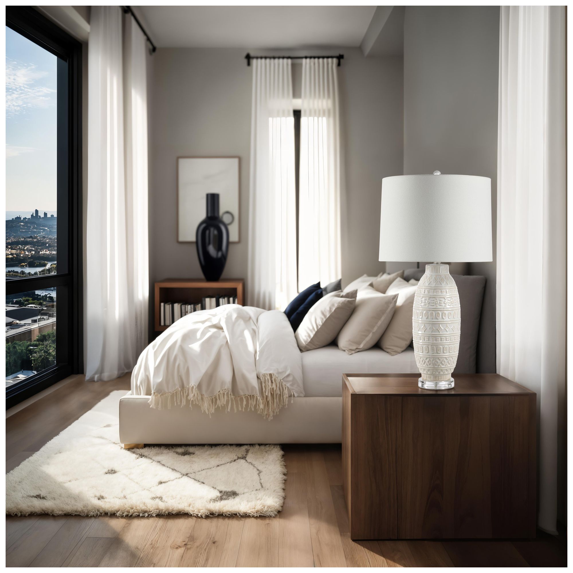 Image 3 Sereno 30.0" Height Table Lamps, White more views
