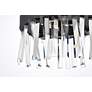 6_Serephina 12" Wide Black Clear Crystal 6-Light Mini Pendant more views