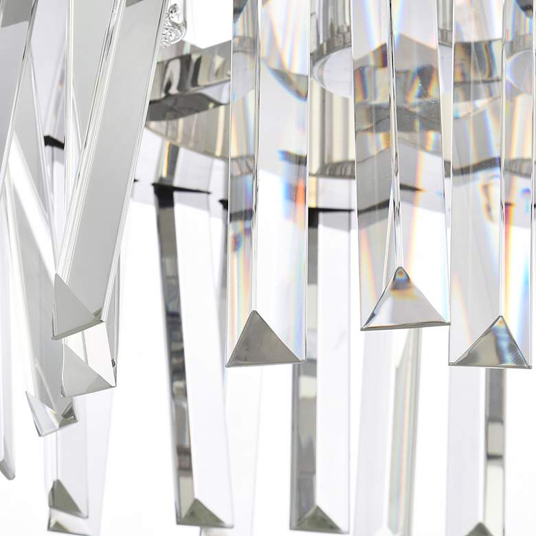 Image 4 Serephina 12" Wide Chrome Crystal 6-Light Mini Pendant more views