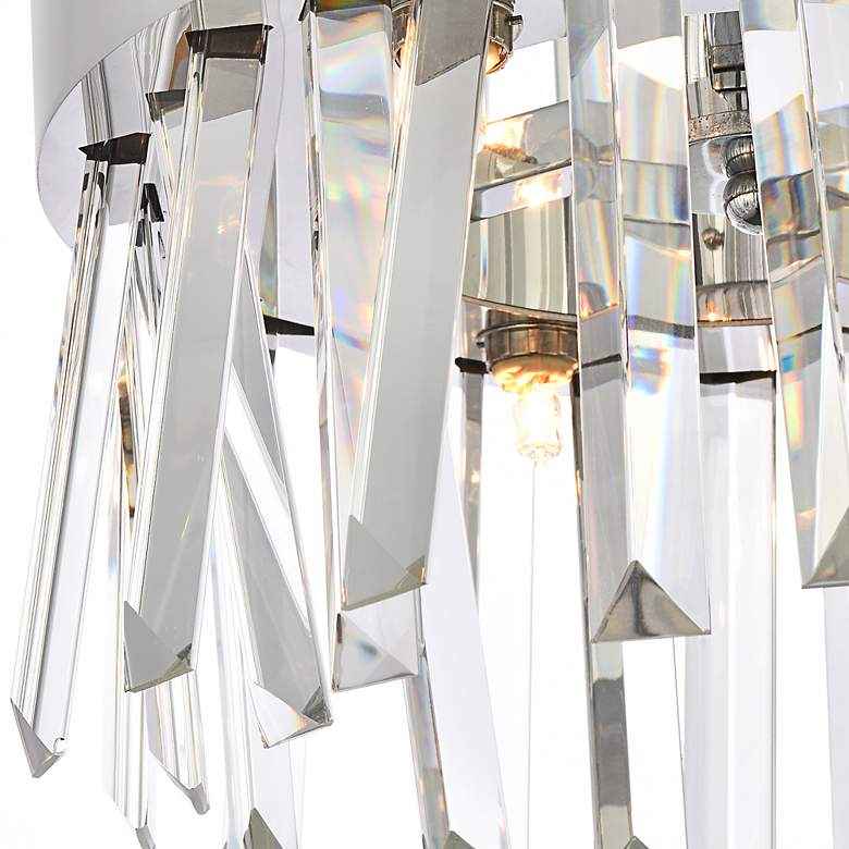 Image 5 Serephina 12" Wide Chrome Crystal 6-Light Mini Pendant more views