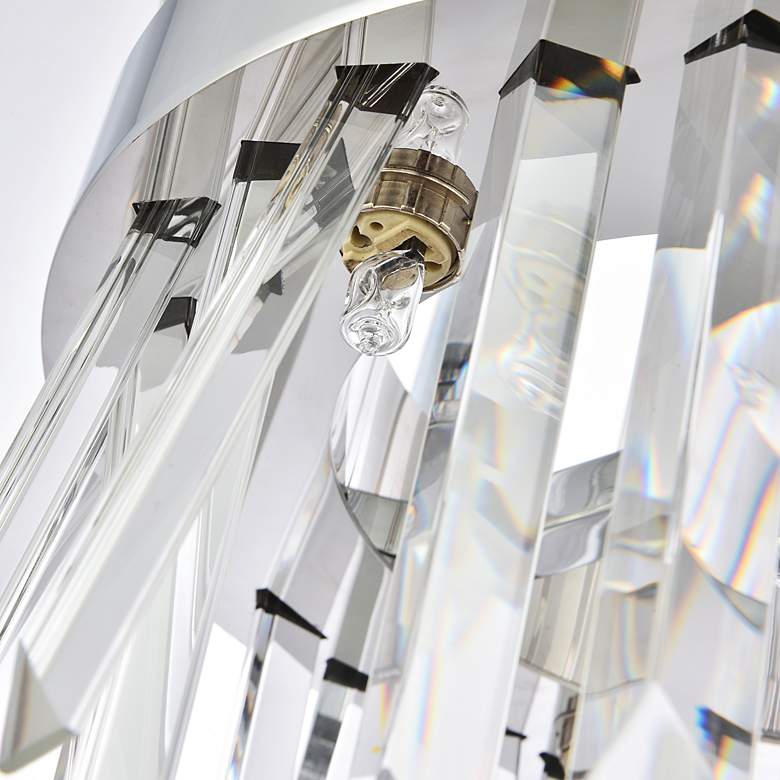 Image 6 Serephina 12" Wide Chrome Crystal 6-Light Mini Pendant more views