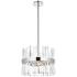 Serephina 16" Wide Chrome Clear Crystal 8-Light Pendant