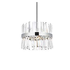 Image5 of Serephina 16" Wide Chrome Clear Crystal 8-Light Pendant more views