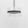 2_Serephina 20" Wide Black and Clear Crystal Pendant Light
