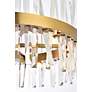 6_Serephina 25" Wide Satin Gold Crystal 14-Light Pendant more views