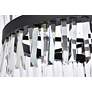 7_Serephina 32" Wide Black Crystal 16-Light Drum Chandelier more views