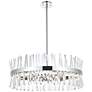 2_Serephina 32" Wide Chrome Crystal 16-Light Drum Chandelier
