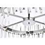 6_Serephina 32" Wide Chrome Crystal 16-Light Drum Chandelier more views