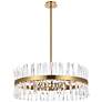 2_Serephina 32"W Satin Gold Crystal 16-Light Drum Chandelier