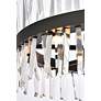 5_Serephina 36" Wide Black Crystal 16-Light Round Chandelier more views