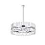 Serephina 36" Wide Chrome Crystal 16-Light Drum Chandelier