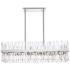 Serephina 42" Wide Chrome Crystal 24-Light Linear Chandelier
