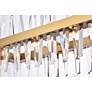 4_Serephina 42"W Satin Gold Crystal 24-Light Linear Chandelier more views