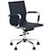 Serge Black Low Back Swivel Office Chair