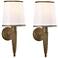 Serina 19" High Golden Harvest Wall Sconce Set of 2