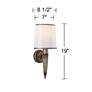2_Serina 19" High Weathered Bronze Wall Sconce Set of 2 more views
